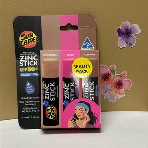 Sun Zapper Zinc Stick Beauty 3 Pack SPF50+ 3X12g